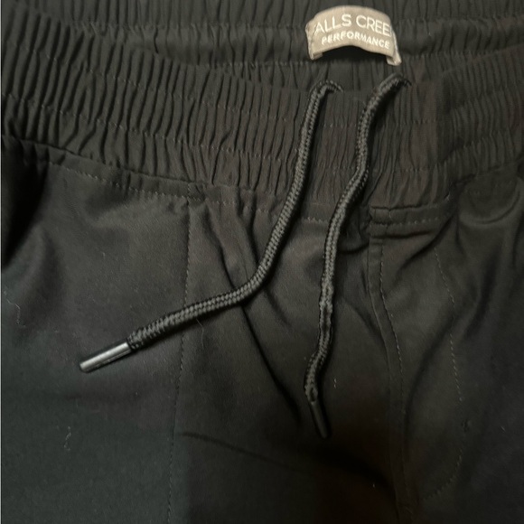 Falls Creek Performance Pants Women Size Large Like New Black Drawstring Waist - Picture 4 of 9